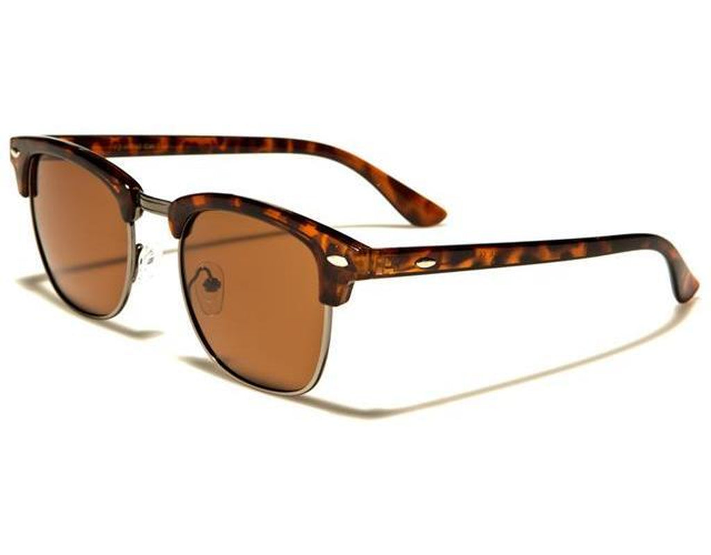 Classic Black Brown Polarized Sunglasses Retro Vintage Driving Mens Ladies Women