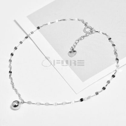 Silver Lace Linked Chain Ankle Bracelet Boho Foot Anklet Women Girls Jewellery